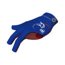 Billard Handschuh Predator Second Skin USPBS Blau und Rot L - XL